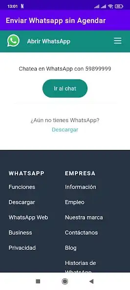 Play Escribir a WSP sin Agregar as an online game Escribir a WSP sin Agregar with UptoPlay