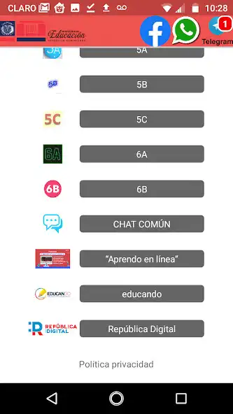 Play Escuela en linea RD as an online game Escuela en linea RD with UptoPlay