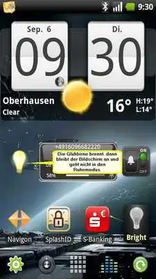 Play esdaSOs ScreenOn-Widget