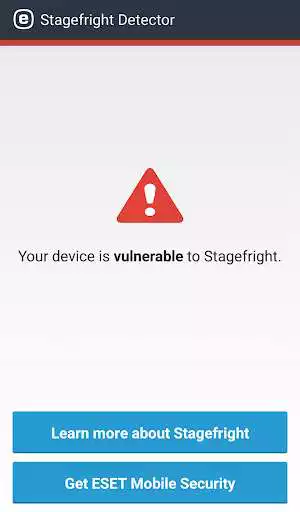 Play ESET Stagefright Detector