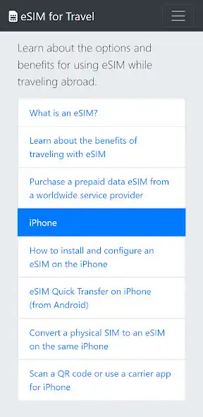 Play eSIM For Travel - Tutorial as an online game eSIM For Travel - Tutorial with UptoPlay