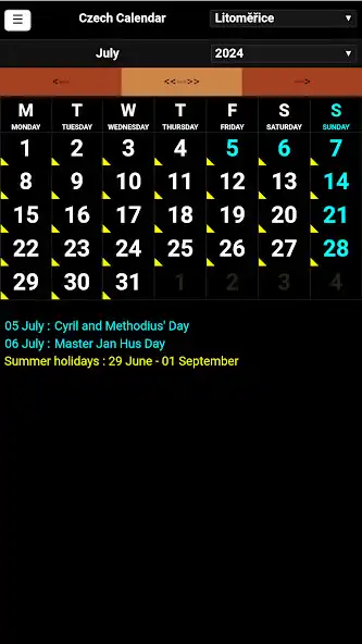 Play Český kalendář as an online game Český kalendář with UptoPlay