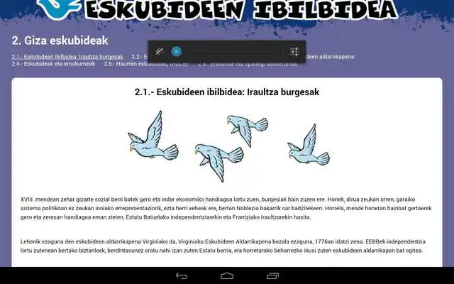 Play Eskubideen ibilbidea