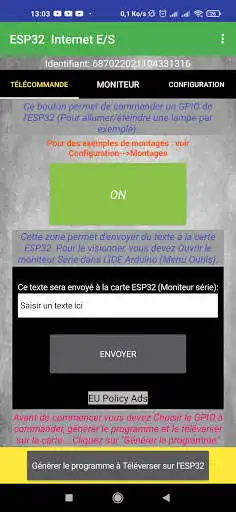 Play ESP32 Internet E/S as an online game ESP32 Internet E/S with UptoPlay