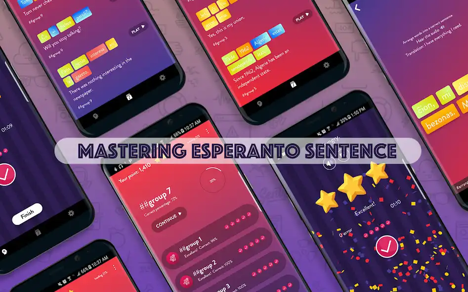 Play Esperanto Sentence Practice  and enjoy Esperanto Sentence Practice with UptoPlay