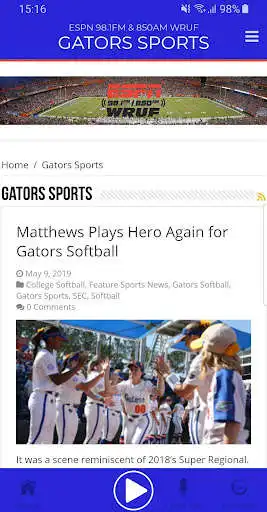 Play ESPN 98.1FM  850AM WRUF as an online game ESPN 98.1FM  850AM WRUF with UptoPlay