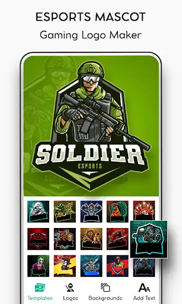 Play Esport Gaming Logo Maker as an online game Esport Gaming Logo Maker with UptoPlay