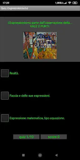 Play Espressionismo Quiz Arte  and enjoy Espressionismo Quiz Arte with UptoPlay