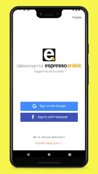 Play Espresso Arabic -Way in Sweden as an online game Espresso Arabic -Way in Sweden with UptoPlay