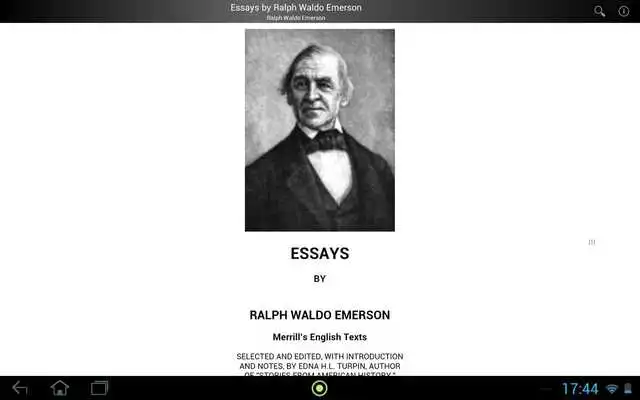 Play Essays by Ralph Waldo Emerson