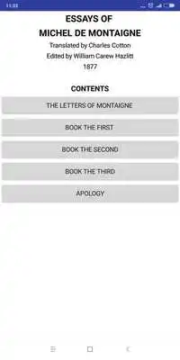 Play Essays of Montaigne