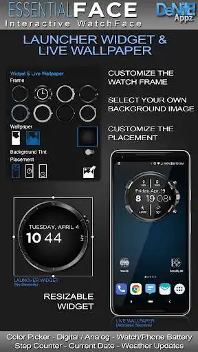 Play Essential Face HD Watch Face as an online game Essential Face HD Watch Face with UptoPlay