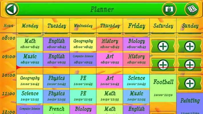 Play Essential School Planner