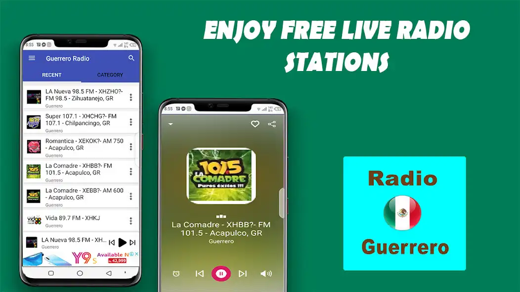 Play Estaciones de Radio de Guerrero  and enjoy Estaciones de Radio de Guerrero with UptoPlay