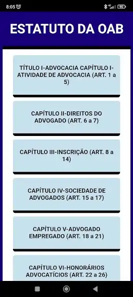 Play Estatuto da OAB 2023 as an online game Estatuto da OAB 2023 with UptoPlay