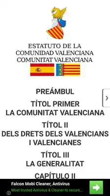 Play Estatuto de la Comunidad Valenciana