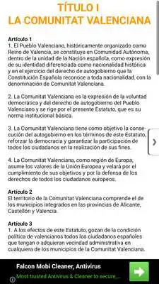 Play Estatuto de la Comunidad Valenciana