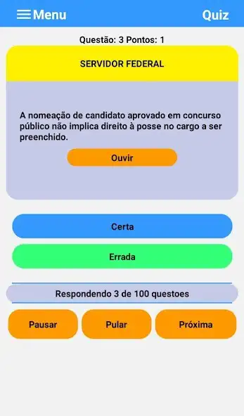 Play Estatuto dos Servidores INSS as an online game Estatuto dos Servidores INSS with UptoPlay