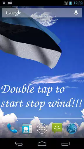 Play APK Estonia Flag Live Wallpaper  and enjoy Estonia Flag Live Wallpaper with UptoPlay com.app4joy.estonia_free