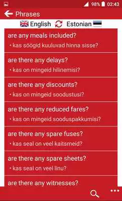 Play Estonian - English