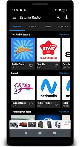 Play Estonia Radio  and enjoy Estonia Radio with UptoPlay