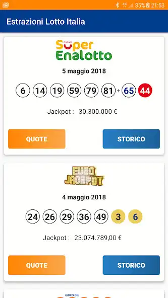 Play Estrazioni Lotto Italia  and enjoy Estrazioni Lotto Italia with UptoPlay