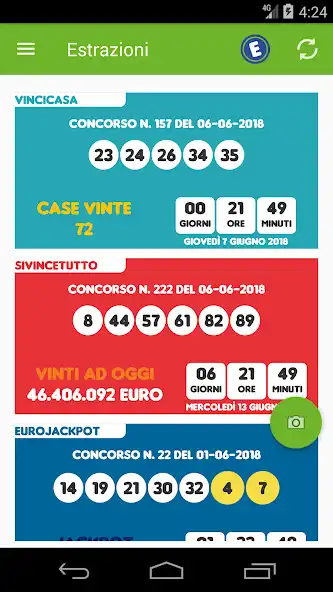 Play Estrazioni Lotto SuperEnalotto MillionDay 10eLotto as an online game Estrazioni Lotto SuperEnalotto MillionDay 10eLotto with UptoPlay