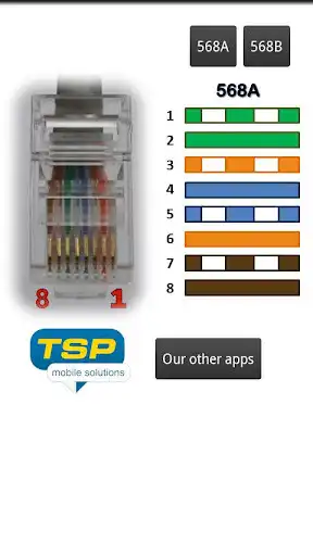 Play Ethernet RJ45 - wiring connector pinout and colors as an online game Ethernet RJ45 - wiring connector pinout and colors with UptoPlay