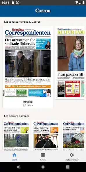 Play E-tidning Corren  and enjoy E-tidning Corren with UptoPlay
