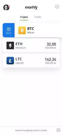 Play eToro Money as an online game eToro Money with UptoPlay