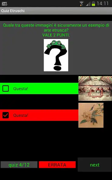 Play Etruschi Quiz Arte as an online game Etruschi Quiz Arte with UptoPlay