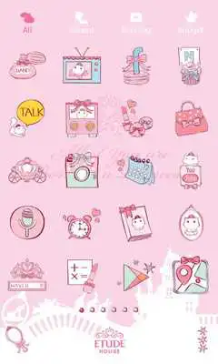 Play EtudeHouse LINE Launcher theme
