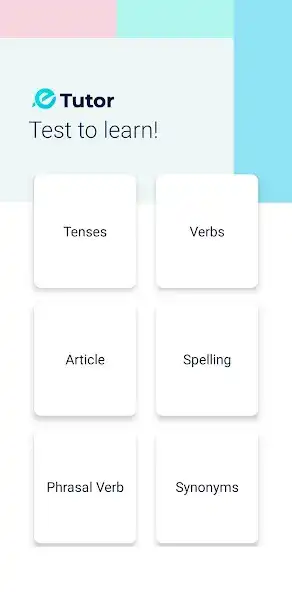 Play eTutor - Test to learn english  and enjoy eTutor - Test to learn english with UptoPlay