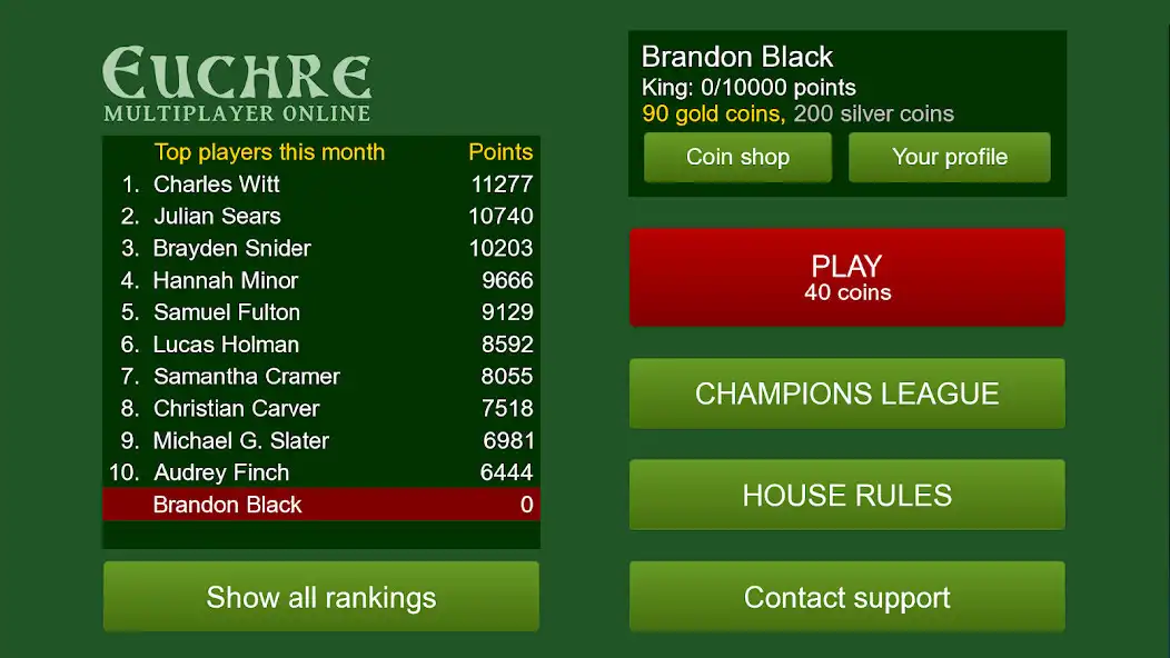 Play Euchre Multiplayer Online and enjoy Euchre Multiplayer Online with UptoPlay Play Euchre Multiplayer Online and enjoy Euchre Multiplayer Online with UptoPlay