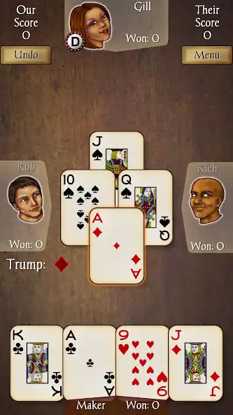 Play Euchre Pro  and enjoy Euchre Pro with UptoPlay