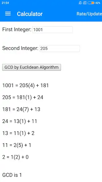 Play Euclidean Algorithm : GCD and Linear Combination as an online game Euclidean Algorithm : GCD and Linear Combination with UptoPlay