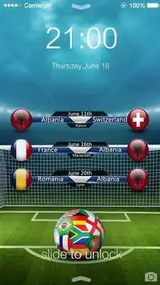Play Euro 2016 Albania Screen lock Play Euro 2016 Albania Screen lock