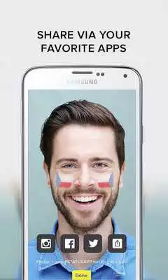 Play Euro 2016 Face Mask Filters