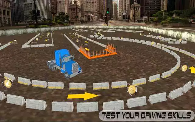 Play Euro 3D Truck Parking  Sim