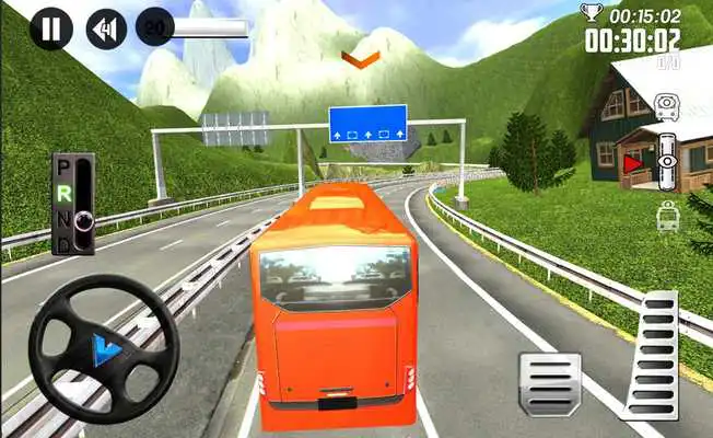 Play Euro Bus Driver 3D: Uphill Sim