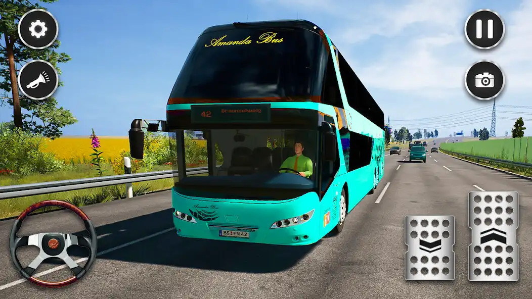 Play Euro Bus Games: Bus Simulator as an online game Euro Bus Games: Bus Simulator with UptoPlay