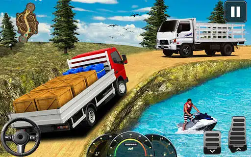 Play Euro Cargo Truck Driving Games as an online game Euro Cargo Truck Driving Games with UptoPlay
