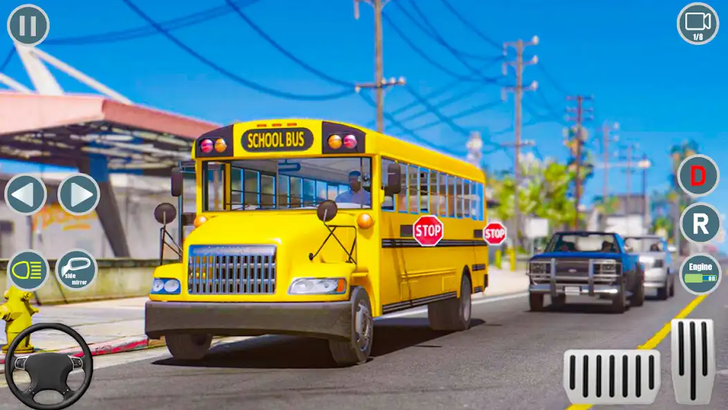 Play Euro City School Bus Driver 3d  and enjoy Euro City School Bus Driver 3d with UptoPlay