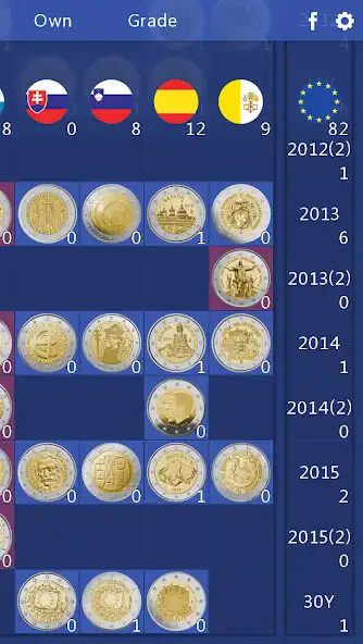Play Euro Coin Collection as an online game Euro Coin Collection with UptoPlay