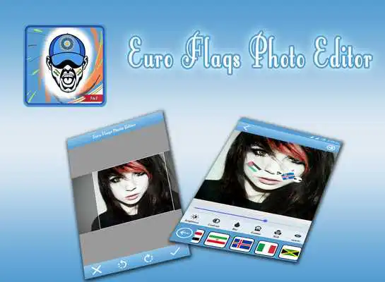 Play Euro Flags Photo Editor