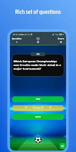 Play Euro Football Quiz as an online game Euro Football Quiz with UptoPlay