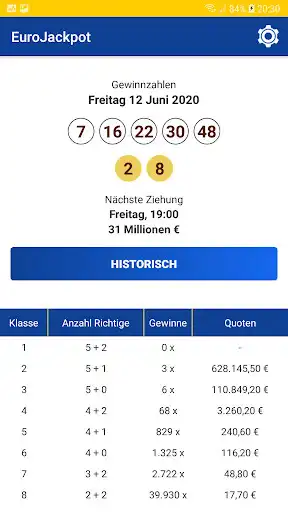 Play EuroJackpot as an online game EuroJackpot with UptoPlay