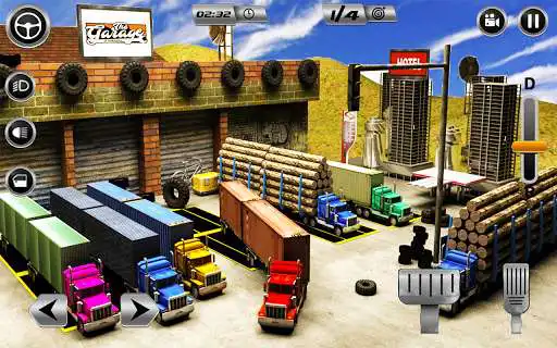 Play Euro Long Trailer Truck Sim 2021: Cargo Transport  and enjoy Euro Long Trailer Truck Sim 2021: Cargo Transport with UptoPlay