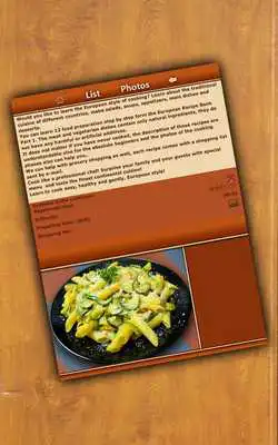 Play European Cookbook