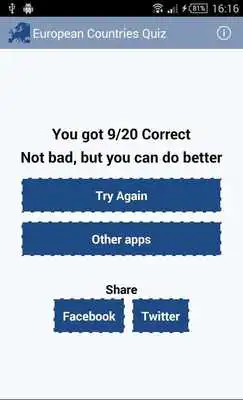 Play European Countries Quiz